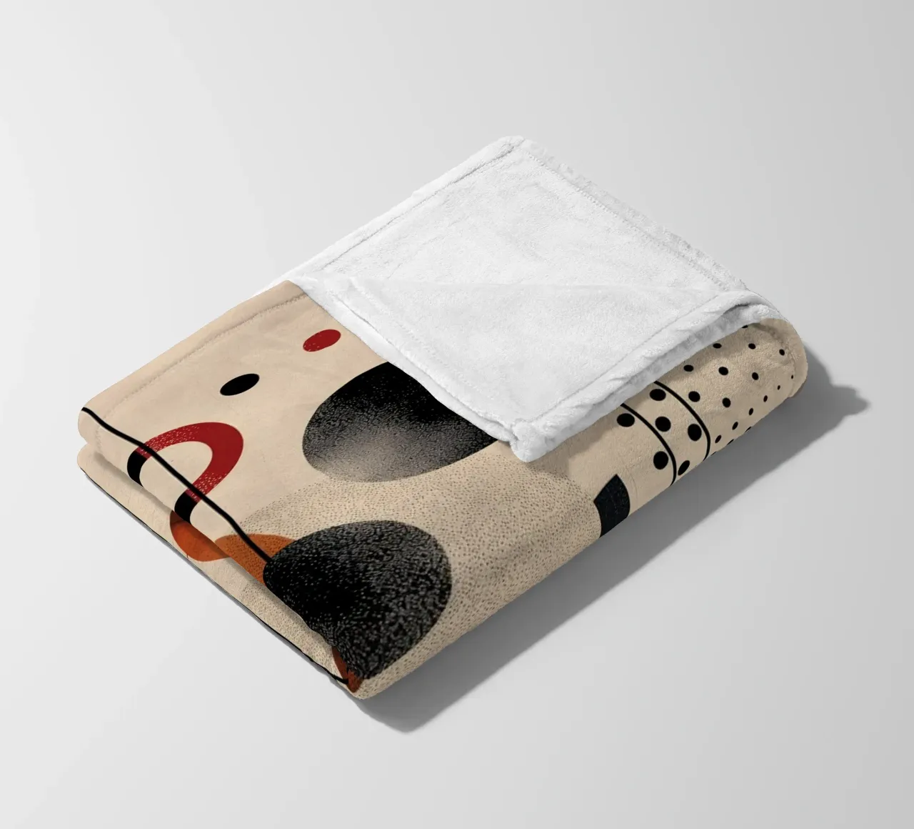 Modern geometry composition Fleecedecke von Whole©