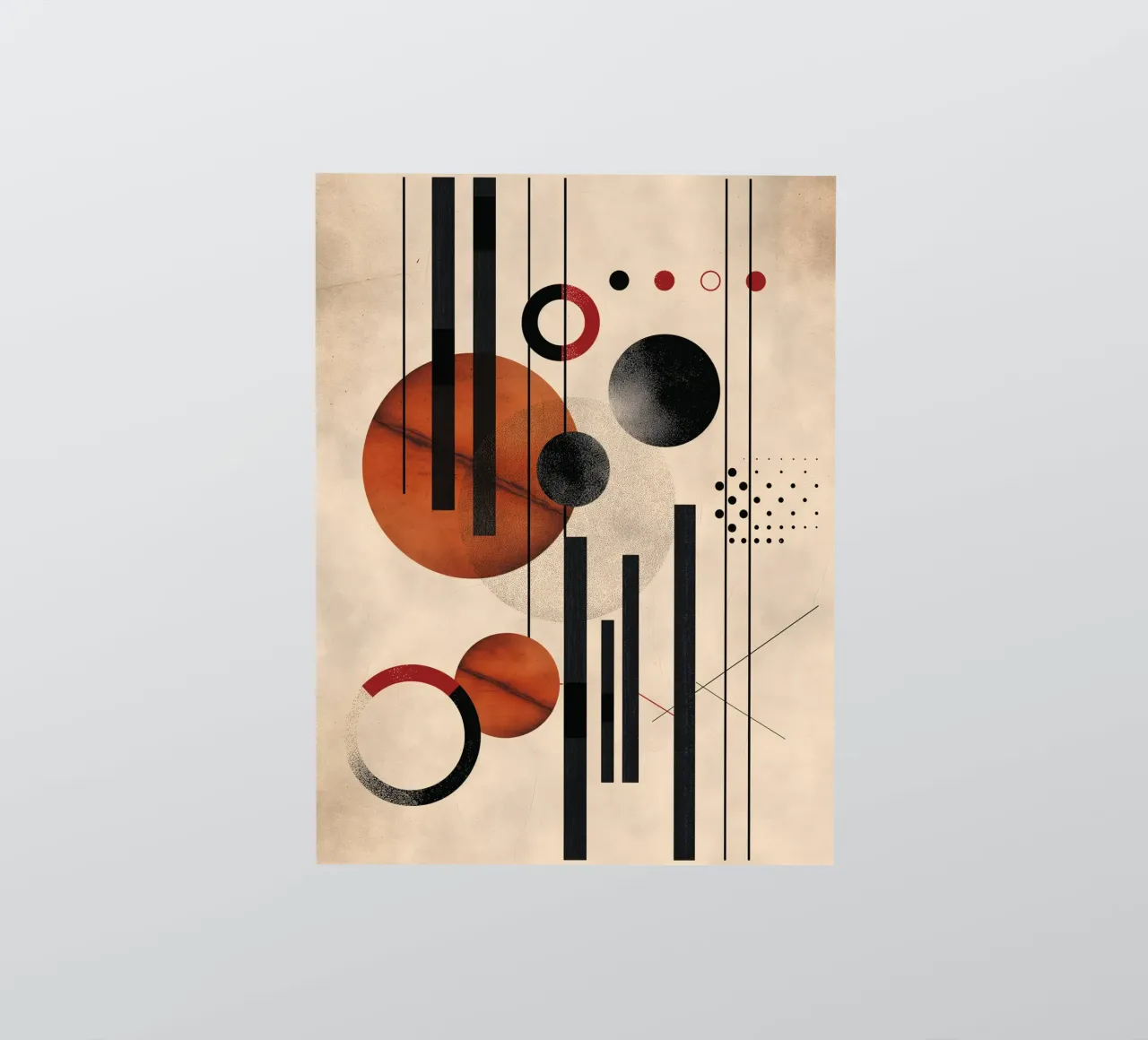 Modern geometry composition sticker by Whole©