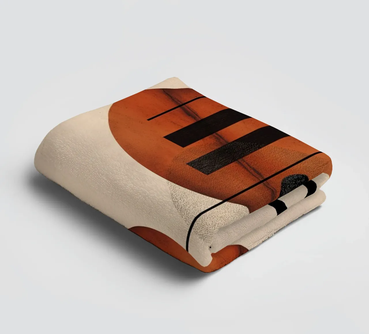 Modern geometry composition badhanddoek van Whole©