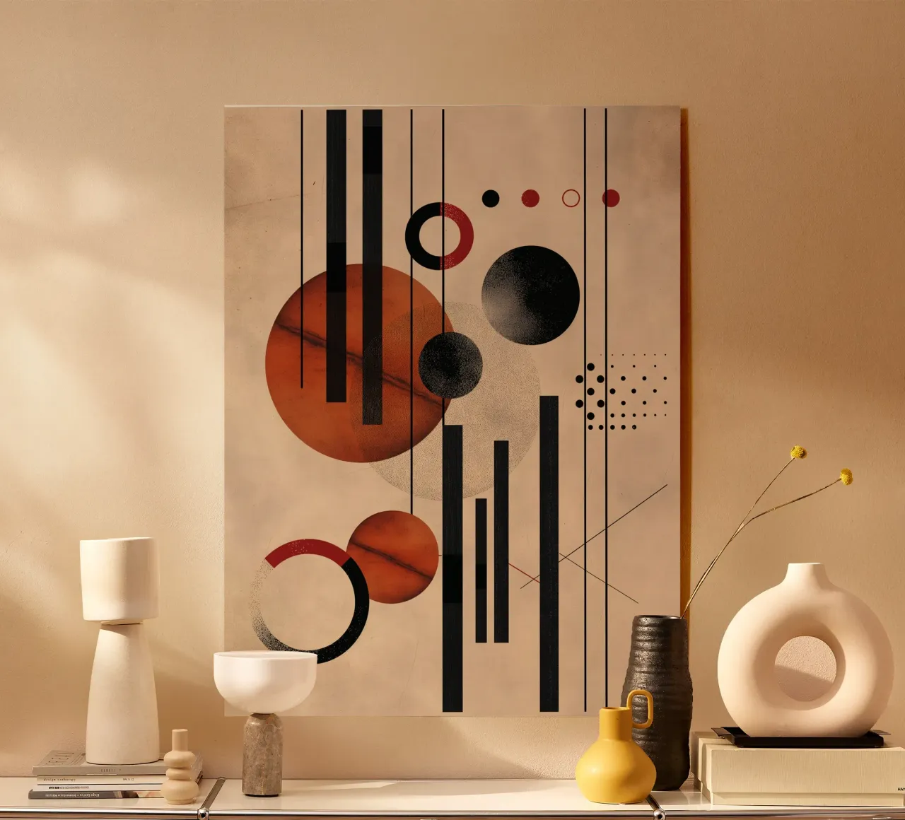 Modern geometry composition Acryl-Glas von Whole©