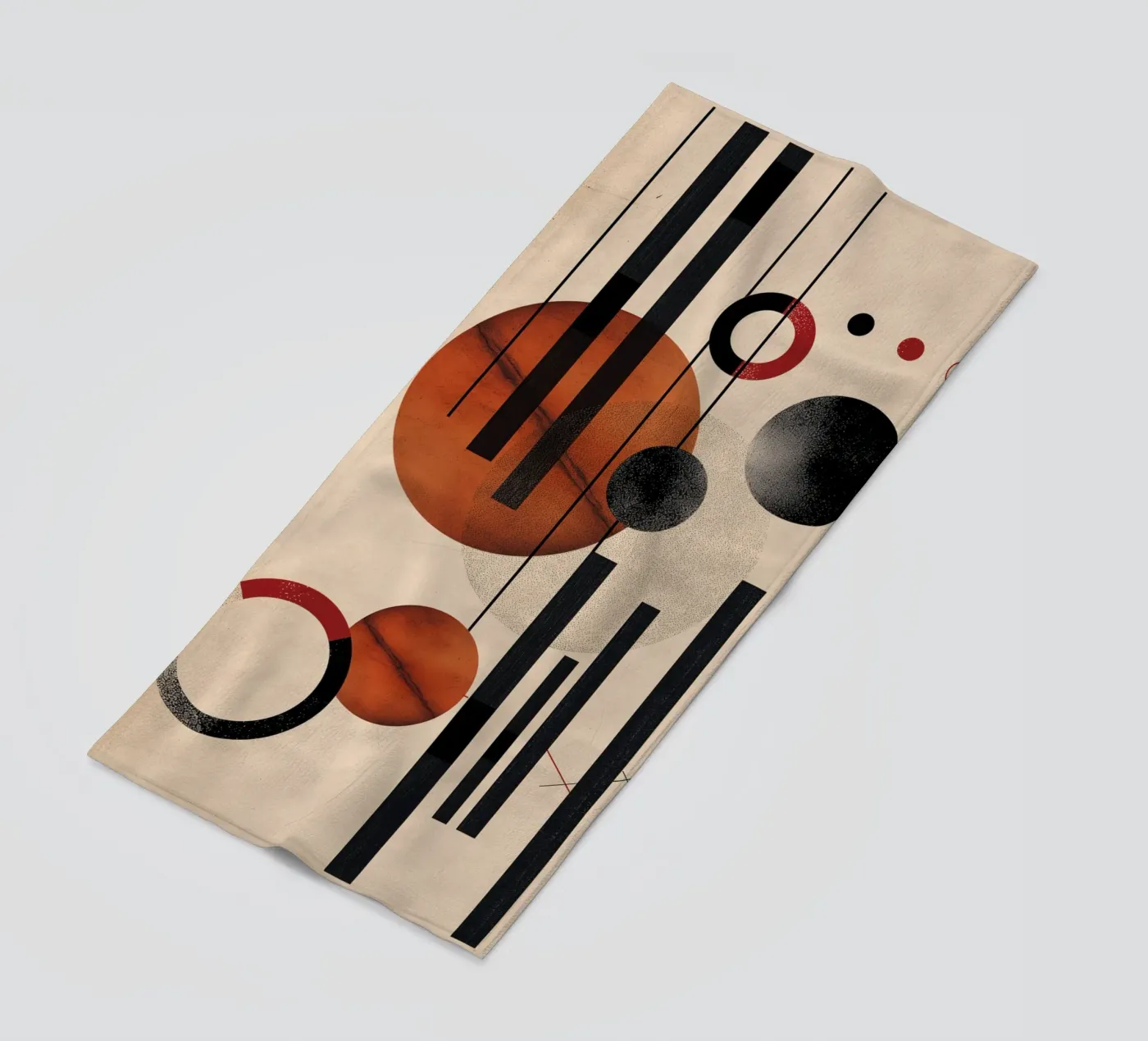 Composizione geometrica moderna telo mare da Whole©