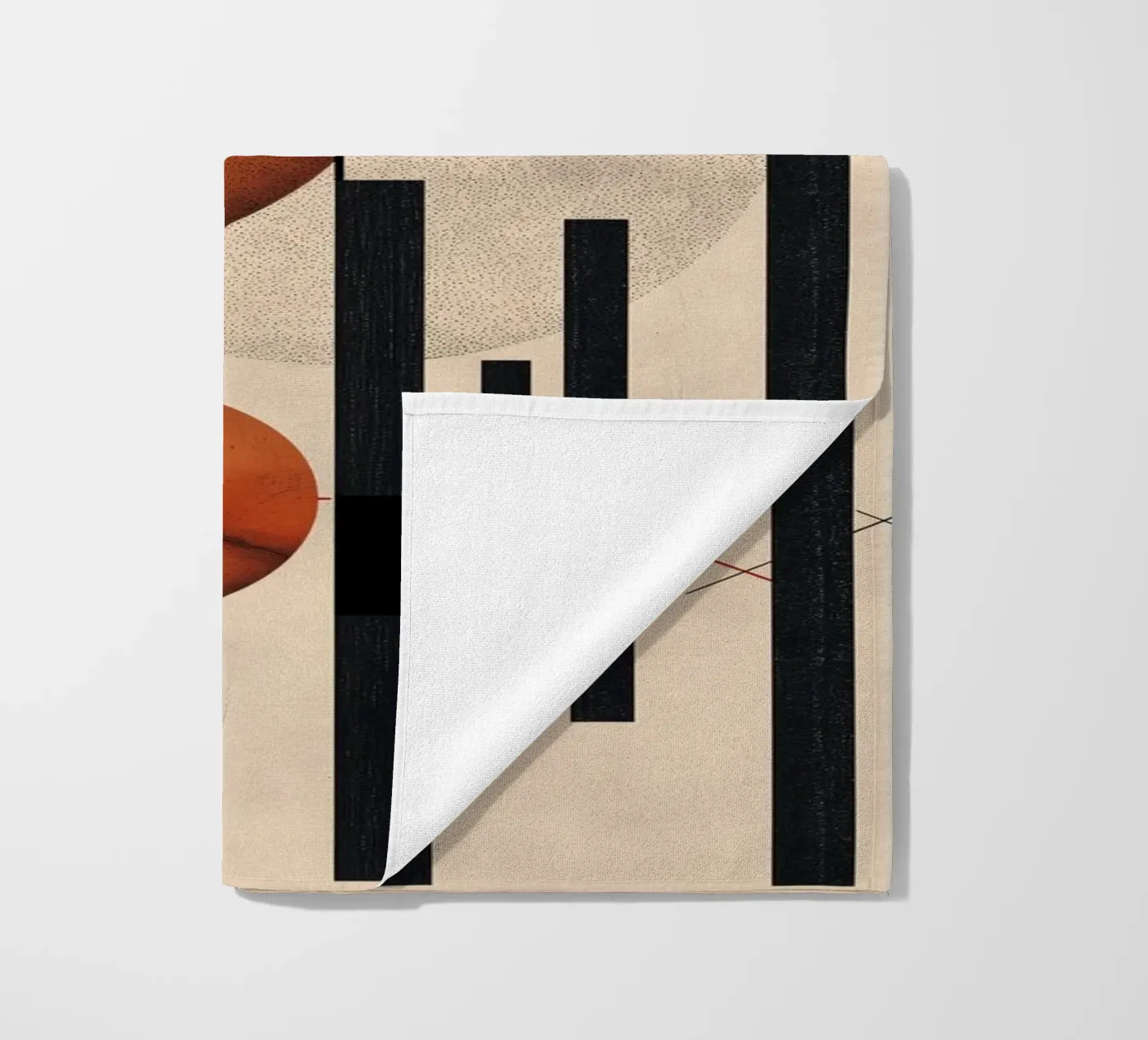 Composizione geometrica moderna telo mare da Whole©