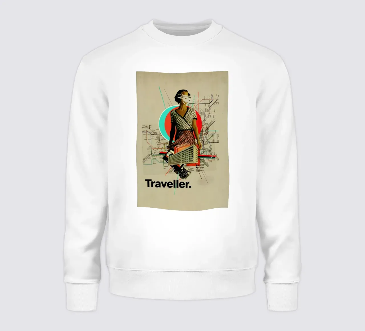 Traveller sweatshirt van Frank Moth