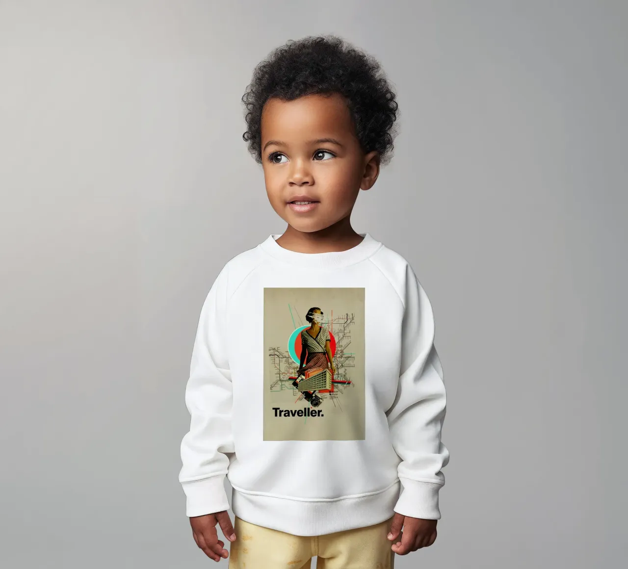 Traveller sudadera de bebé de Frank Moth