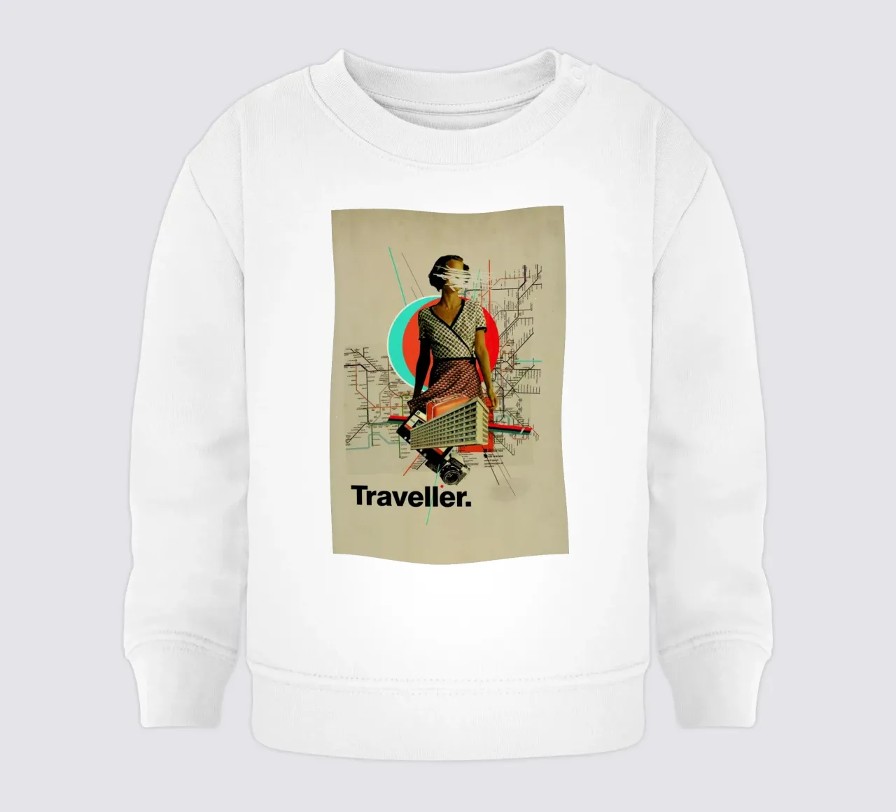 Traveller felpa neonato da Frank Moth