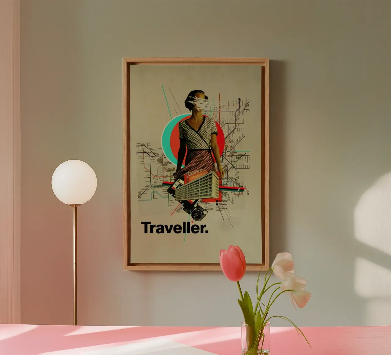 Traveller tela con Cornice a cassetta da Frank Moth