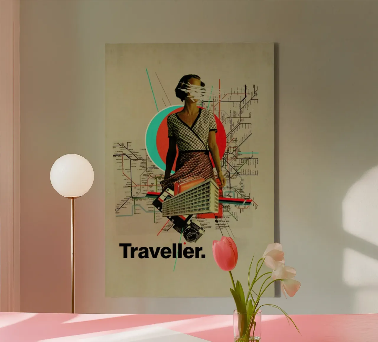 Traveller tela con Cornice a cassetta da Frank Moth