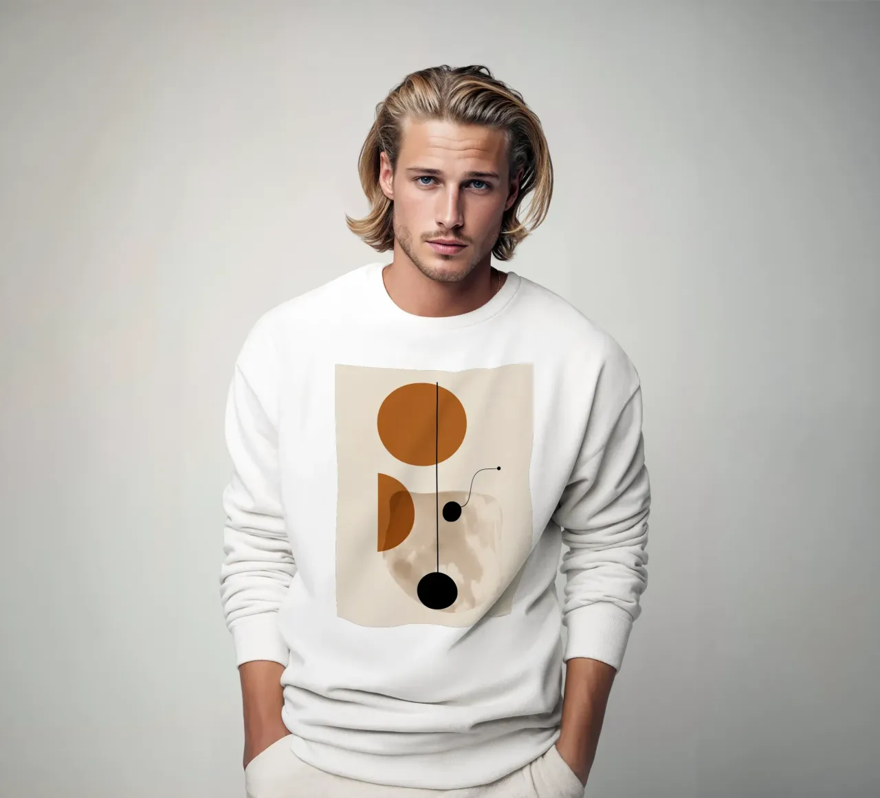 Art de la géométrie abstraite sweat de Whole©
