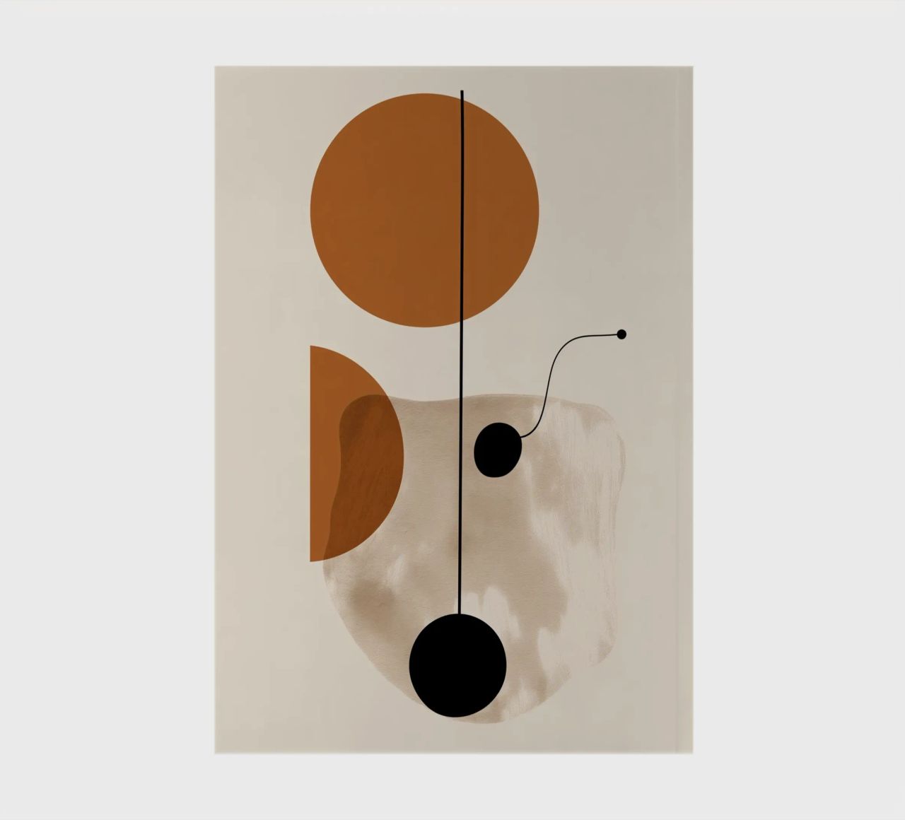 Abstract geometry art notebook by Whole©