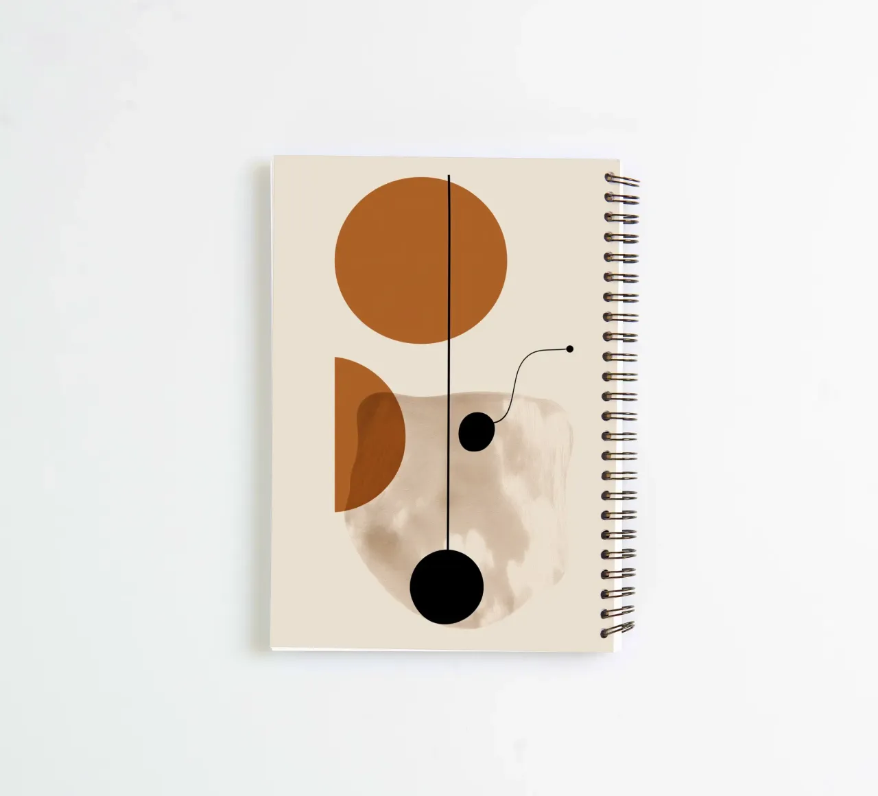 Abstrakte Geometrie Kunst Ringbuch von Whole©