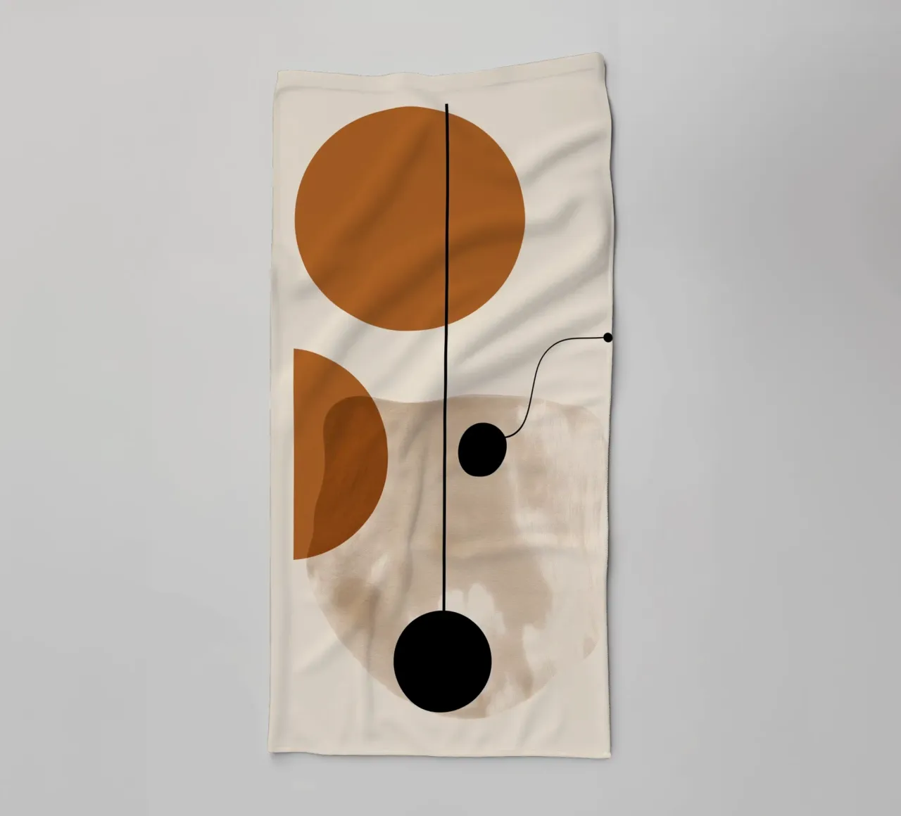 Abstrakte Geometrie Kunst Handtuch von Whole©