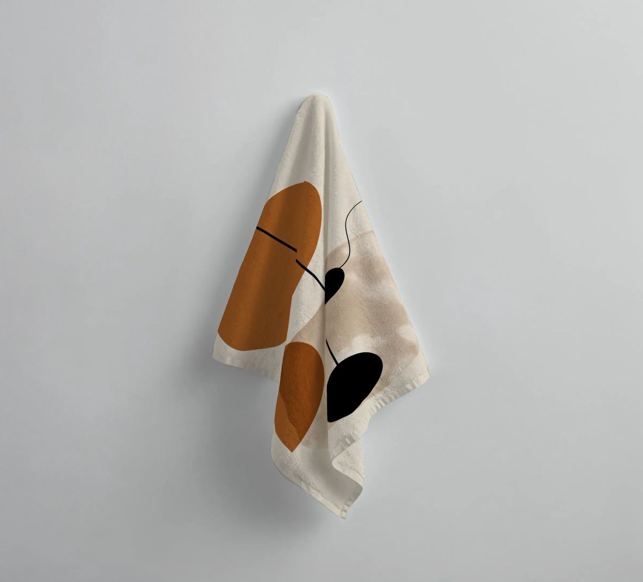 Abstract geometry art towel by Whole©