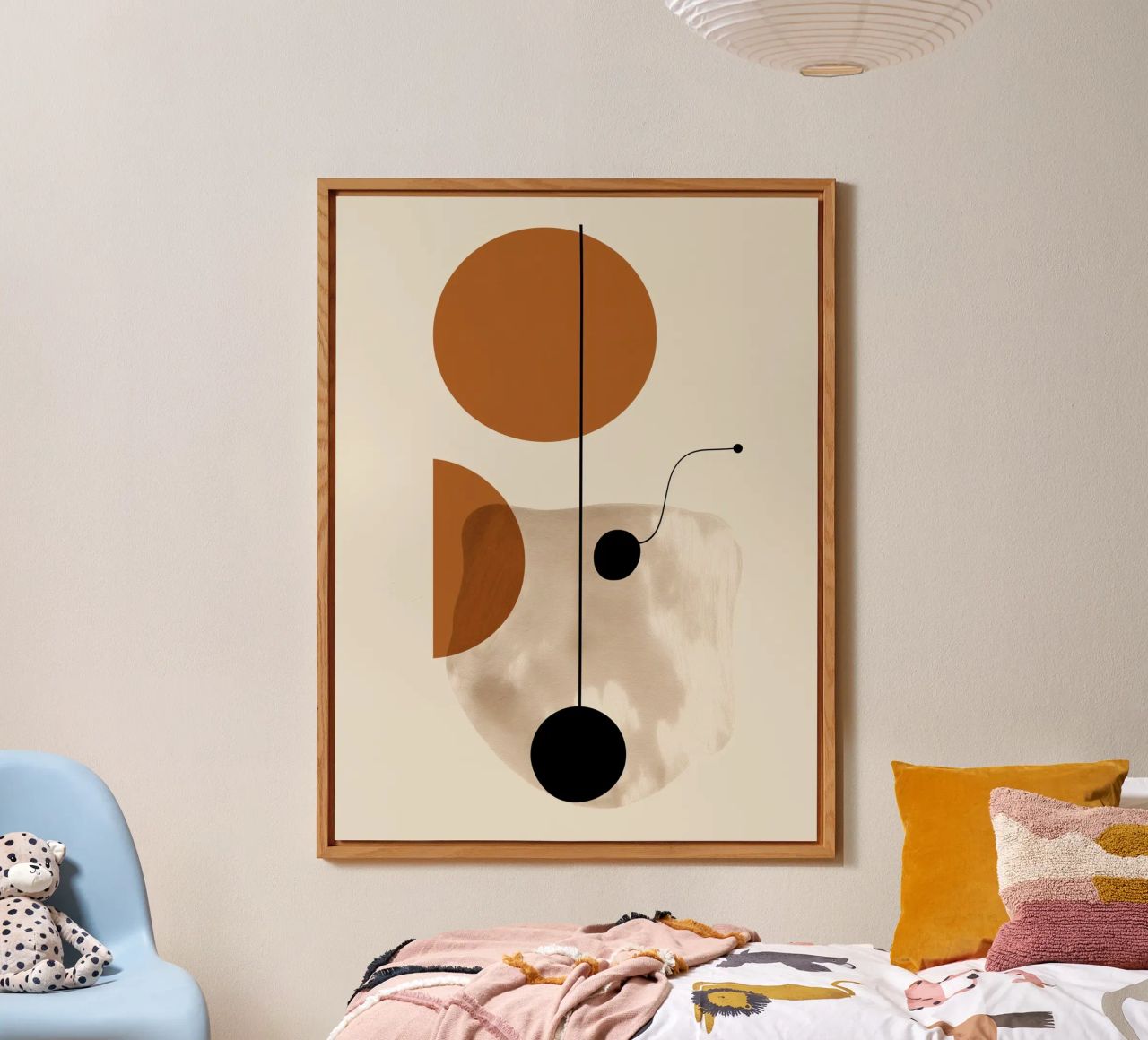 Arte geometrica astratta alluminio dibond da Whole©