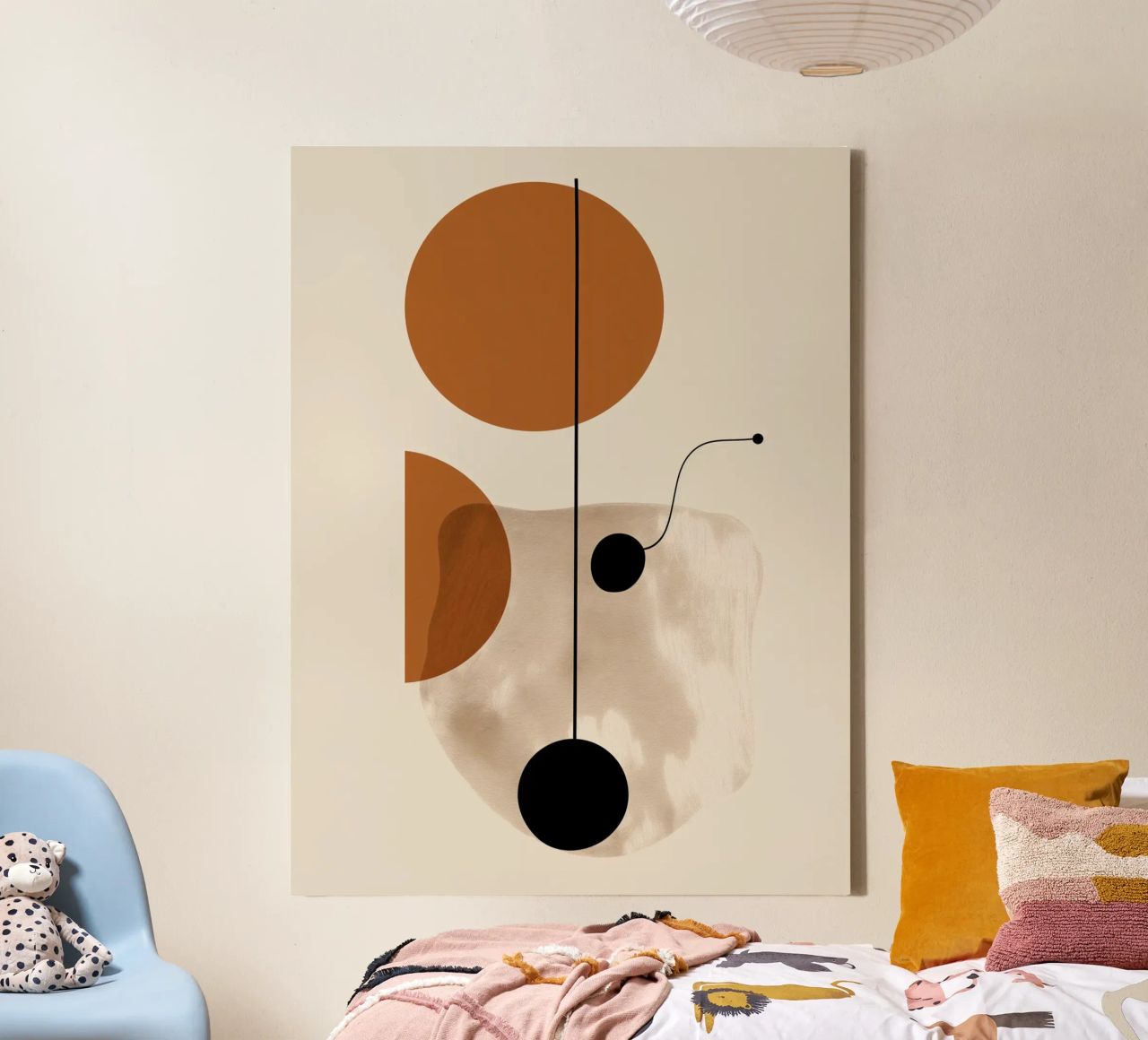 Abstrakte Geometrie Kunst Leinwand von Whole©