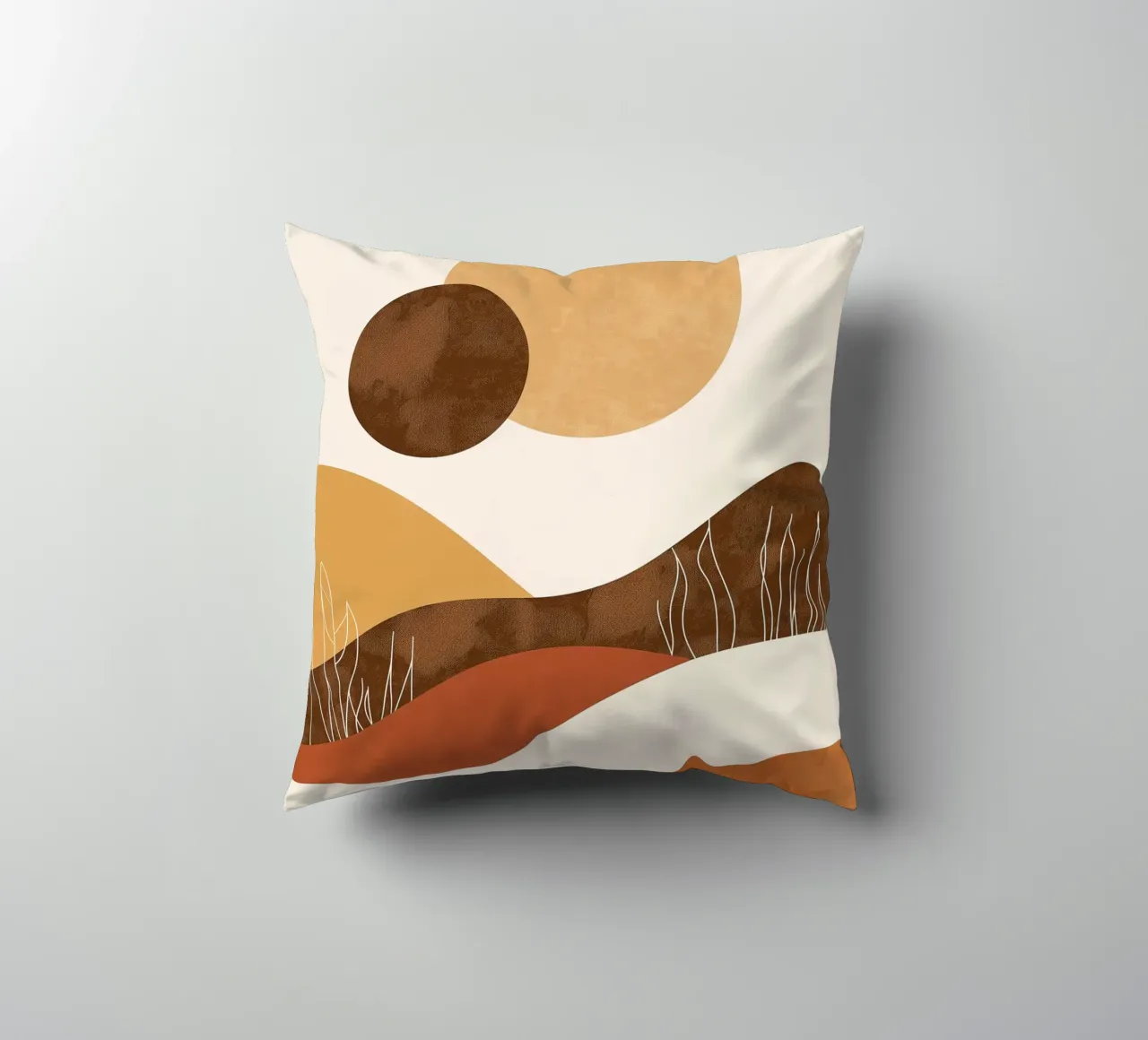 Desert Landscape Abstract decorative cushion by Whole©