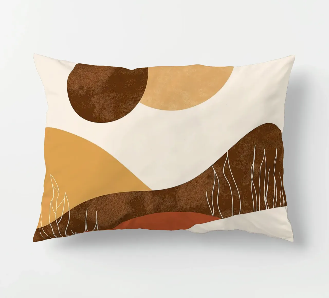 Desert Landscape Abstract decorative cushion by Whole©