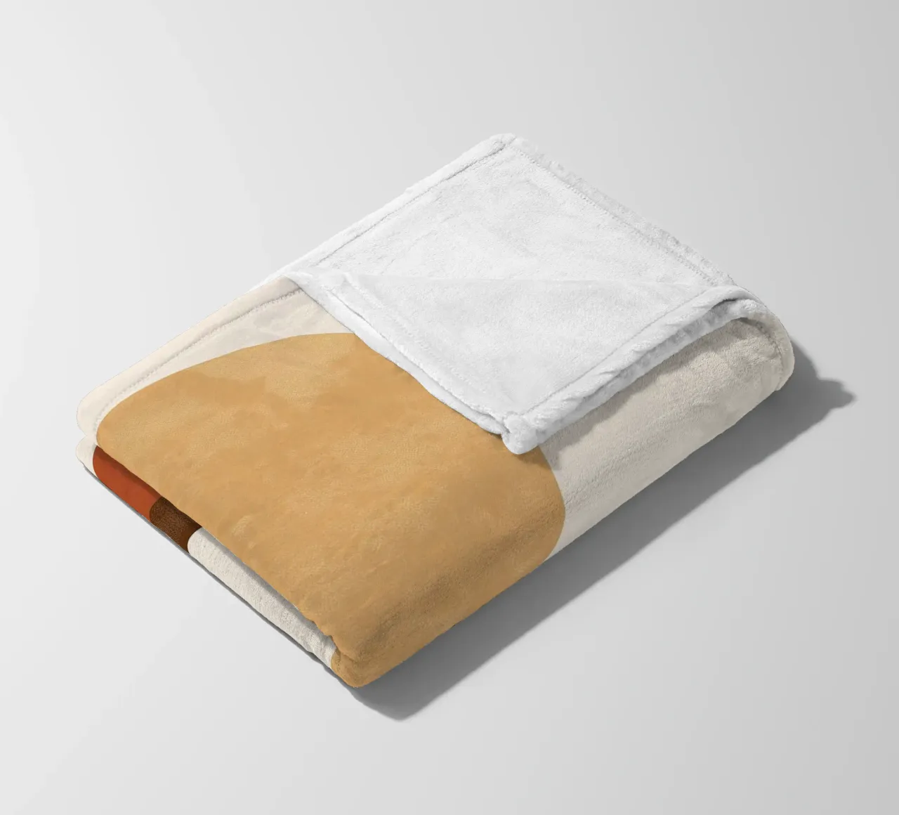 Desert Landscape Abstract fleece blanket by Whole©