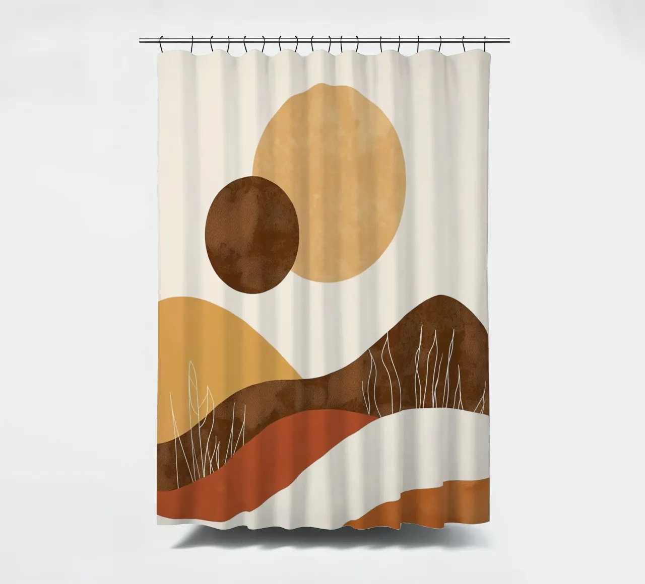 Desert Landscape Abstract shower curtain by Whole©