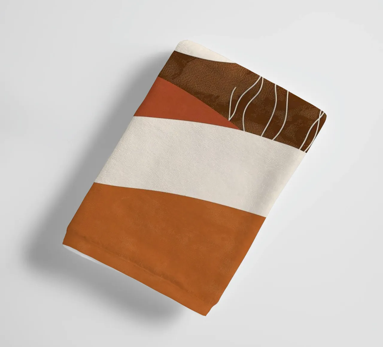 Woestijnlandschap Abstract badhanddoek van Whole©