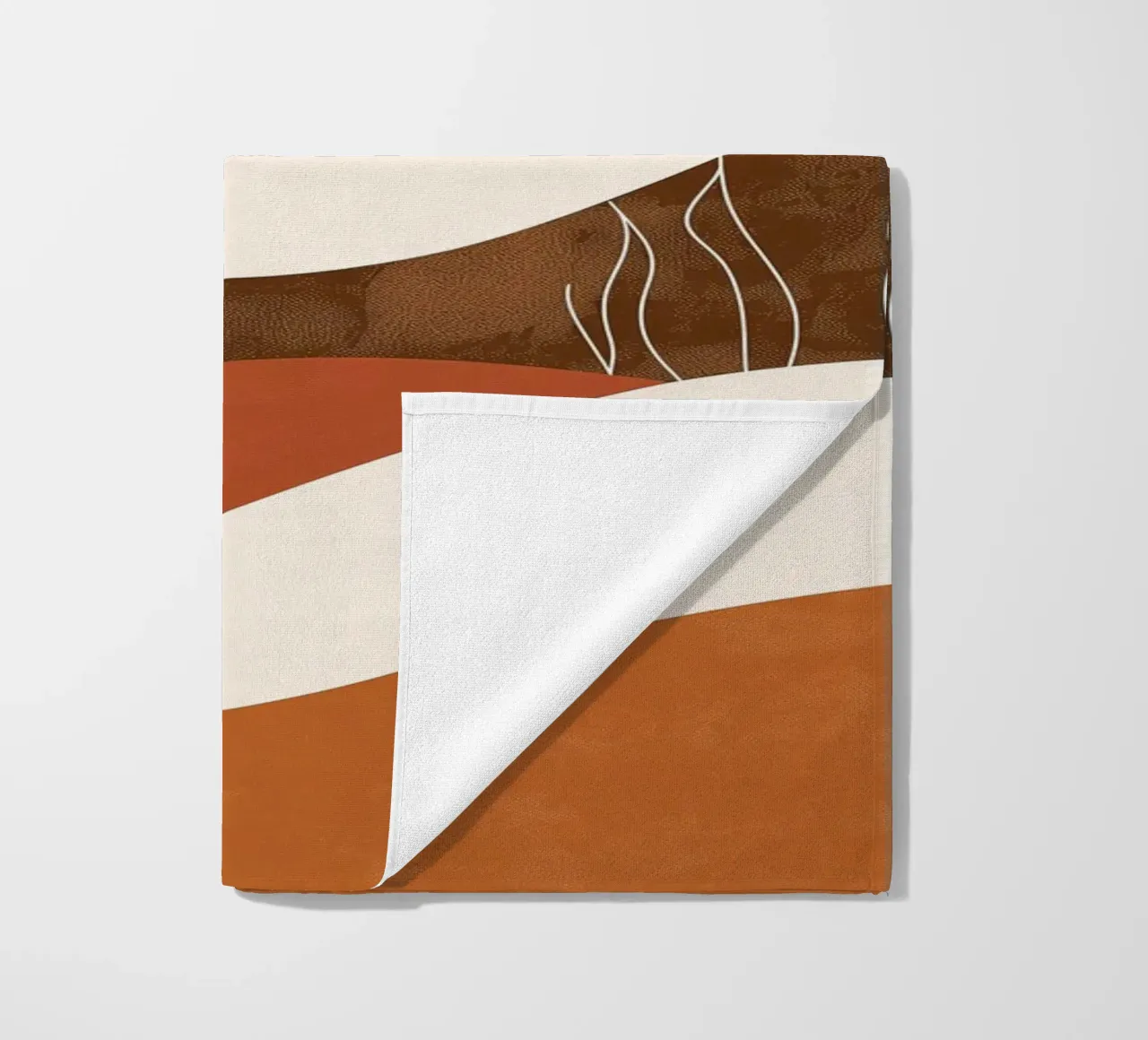 Desert Landscape Abstract beach towel by Whole©