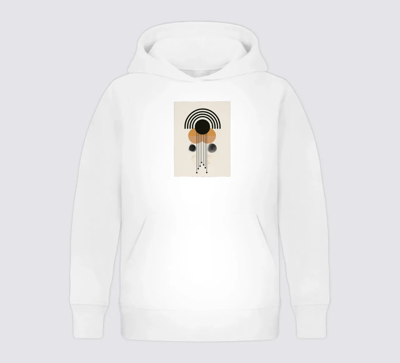 Armonia geometrica felpa bambino con cappuccio da Whole©