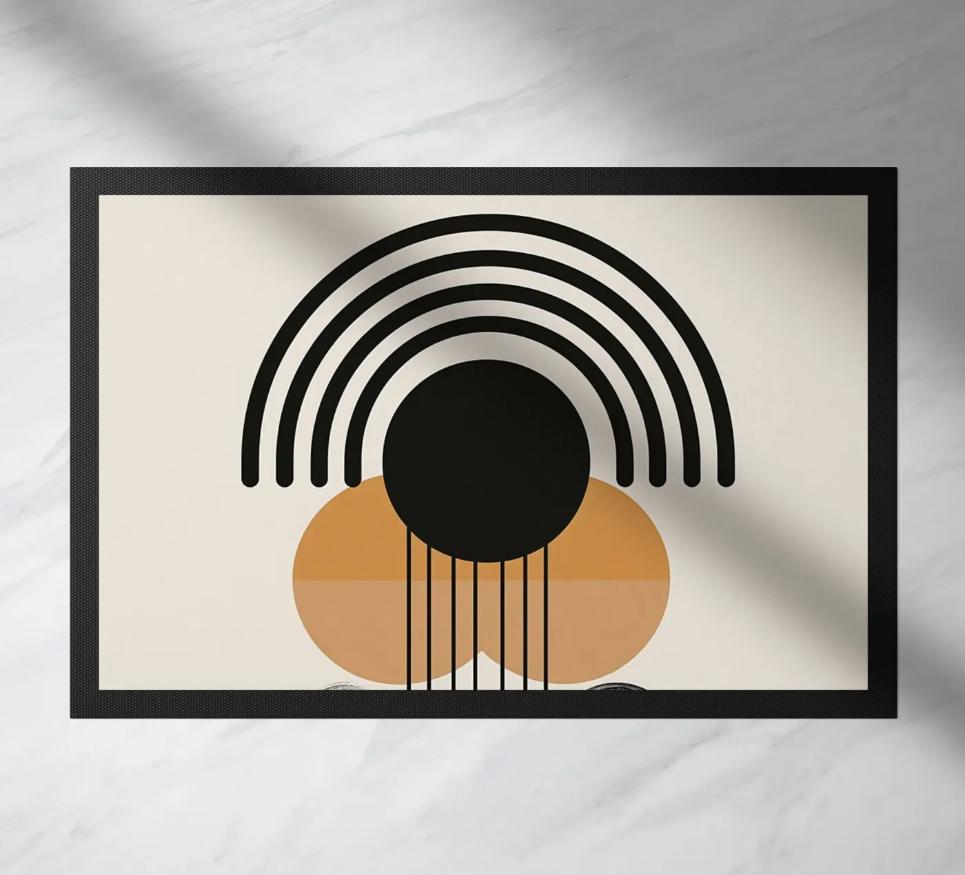 Geometric harmony doormat by Whole©