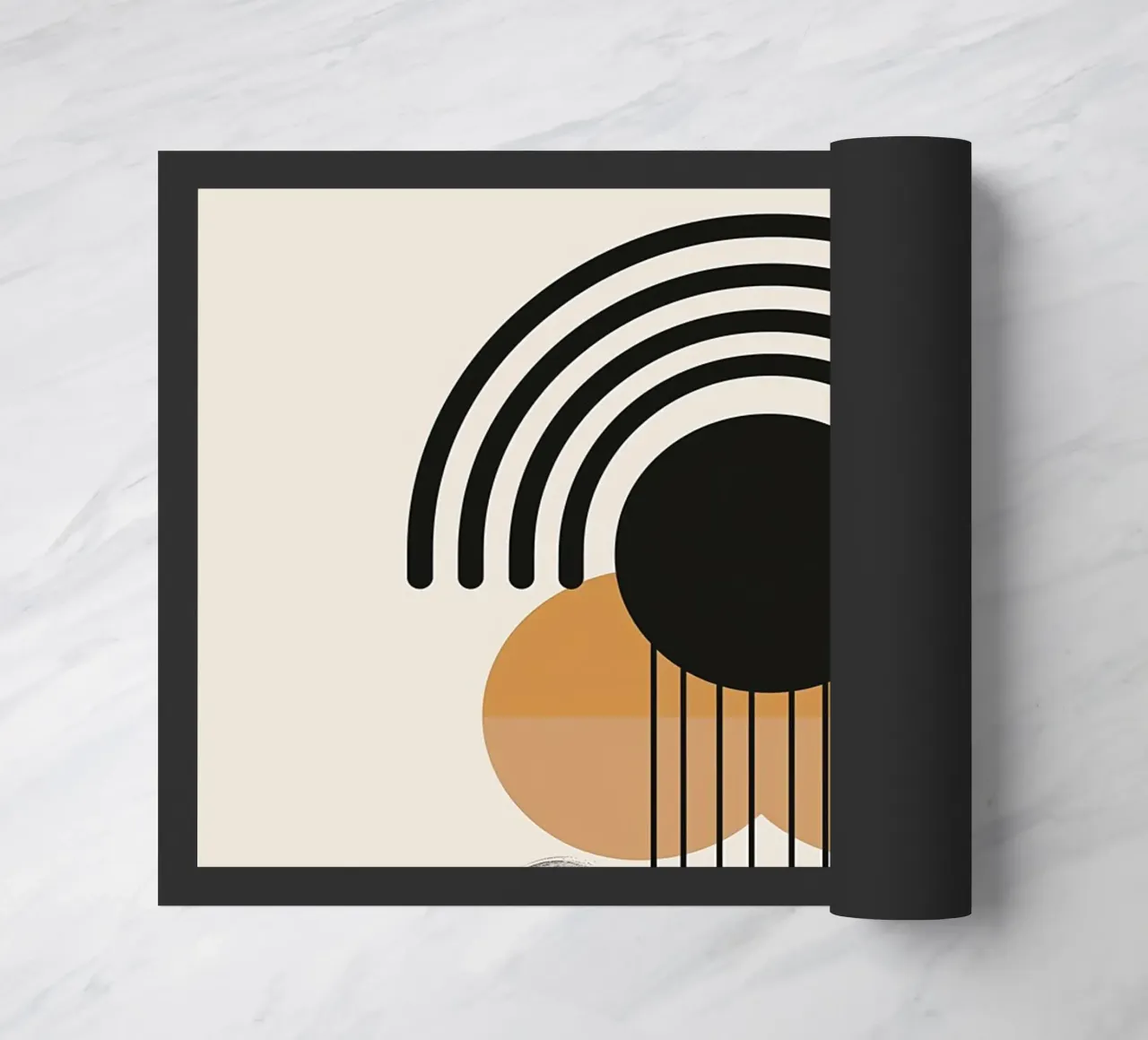Geometric harmony doormat by Whole©