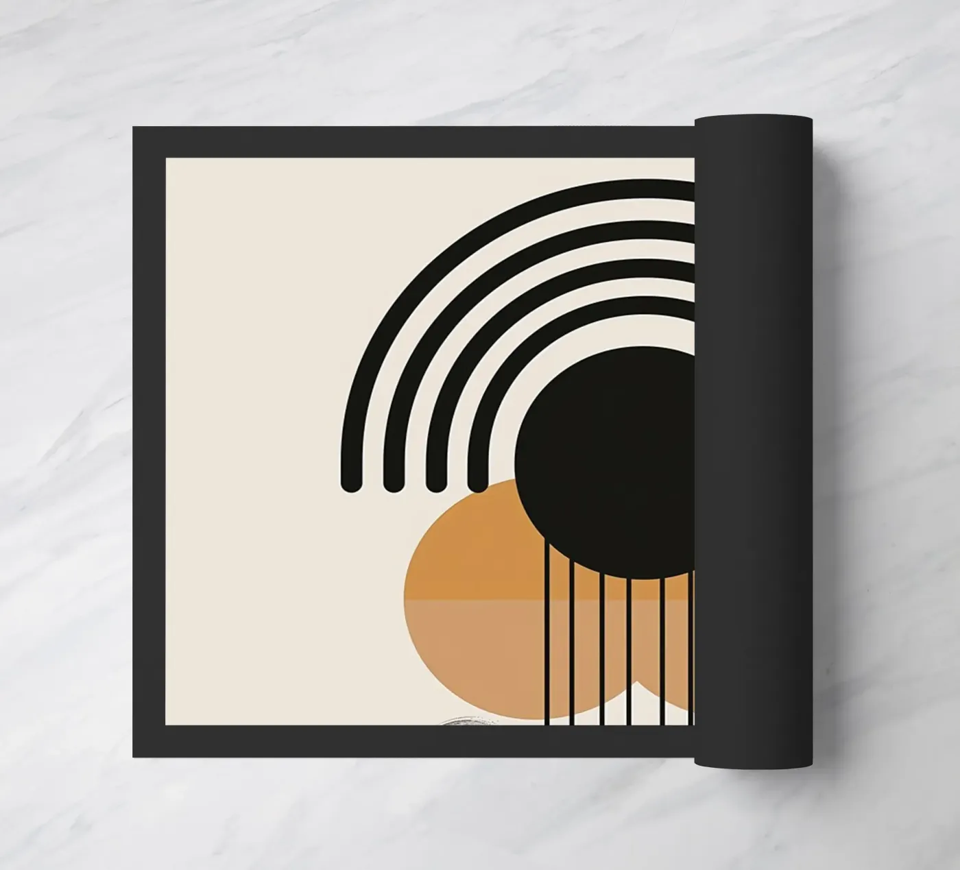 Geometric harmony doormat by Whole©