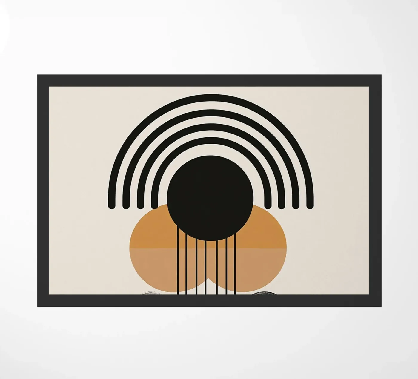 Geometric harmony doormat by Whole©