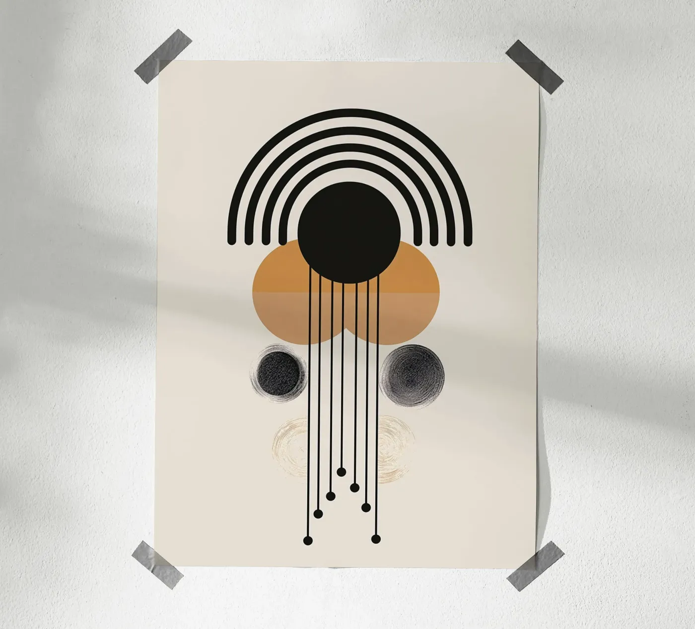 Geometric harmony poster by Whole©
