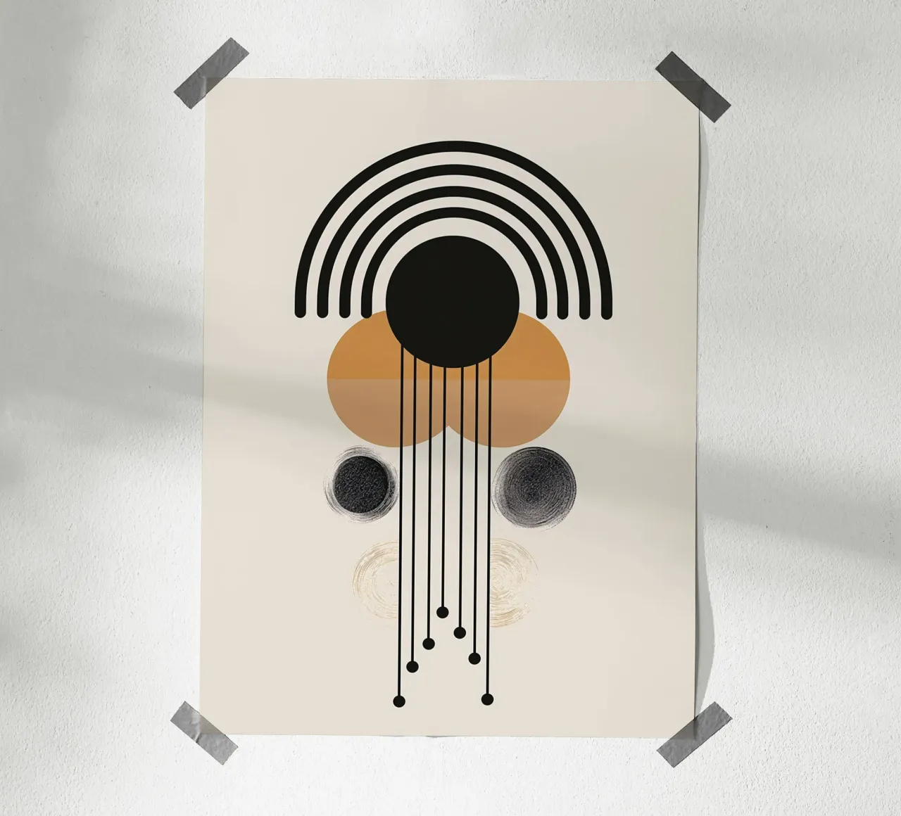 Geometric harmony poster by Whole©