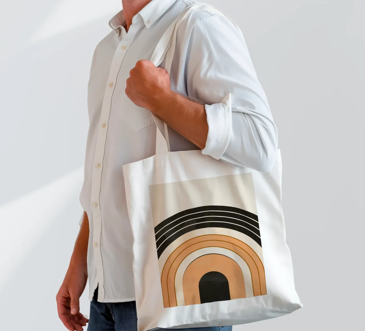 Design a fiocco retrò borsa in juta da Whole©
