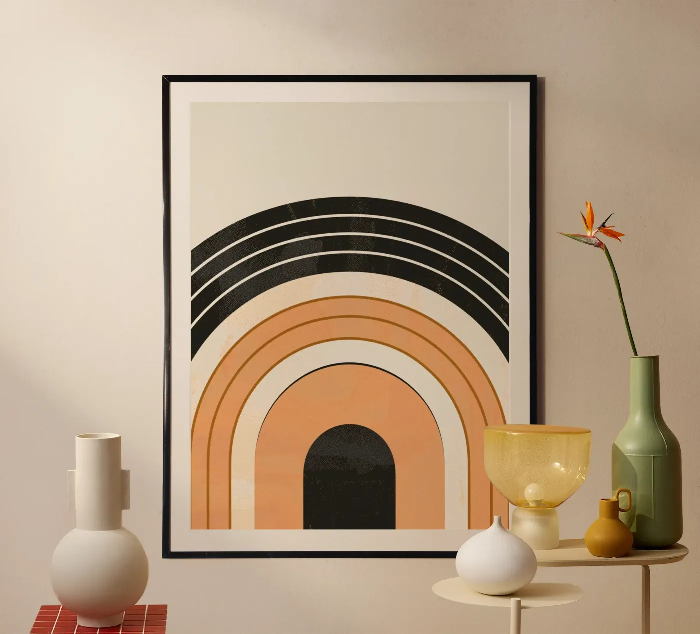 Retro bow design poster by Whole©