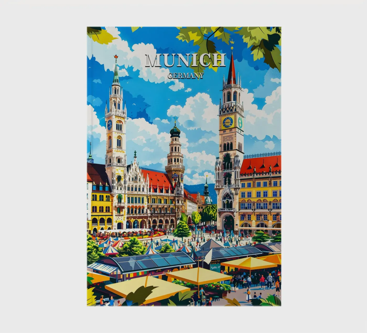 Munich Germany notebook by Travelstudio
