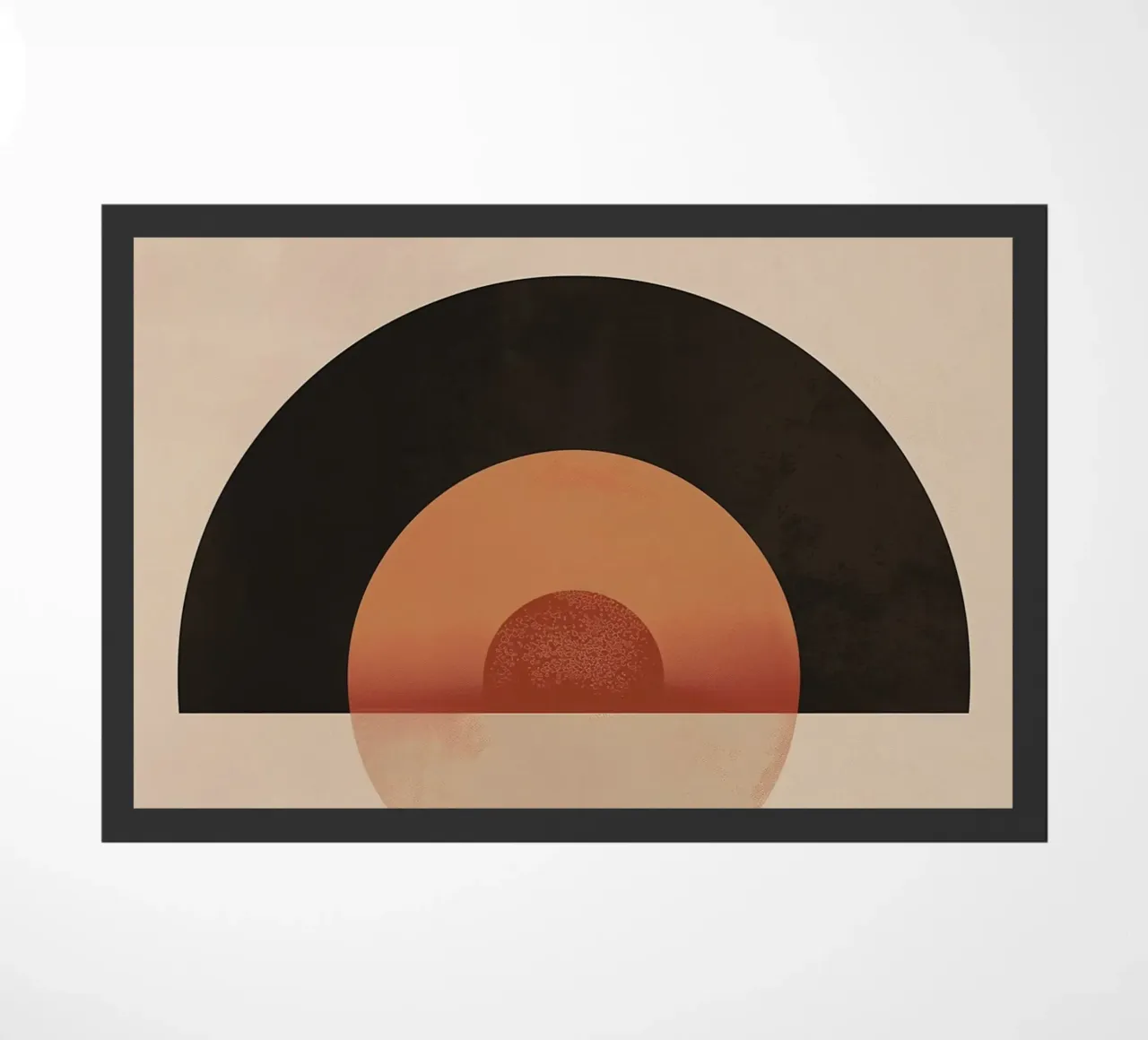 Abstract sun arcs doormat by Whole©