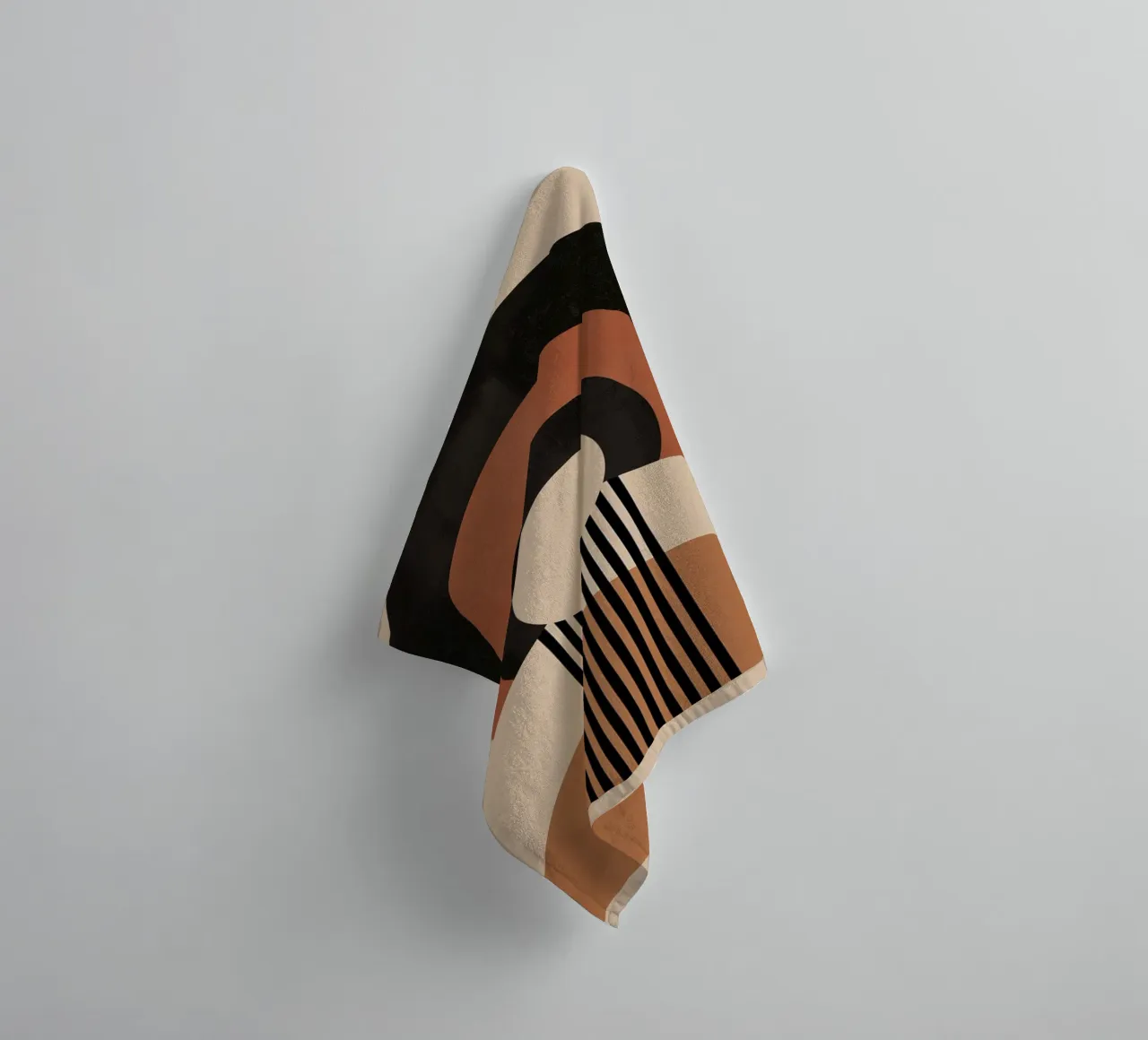 Geometric elegance towel by Whole©