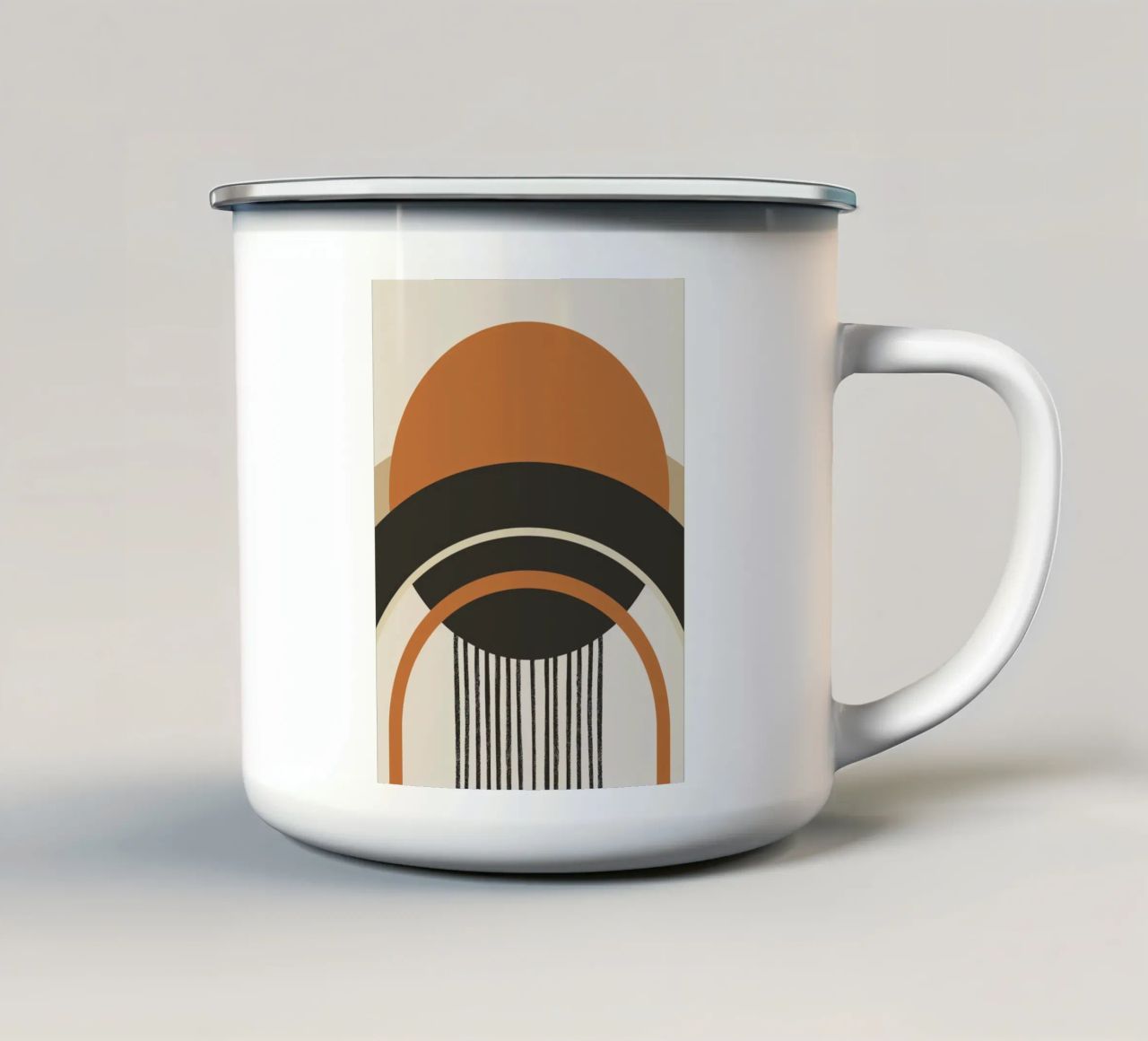 Archi astratti tazza in smalto da Whole©