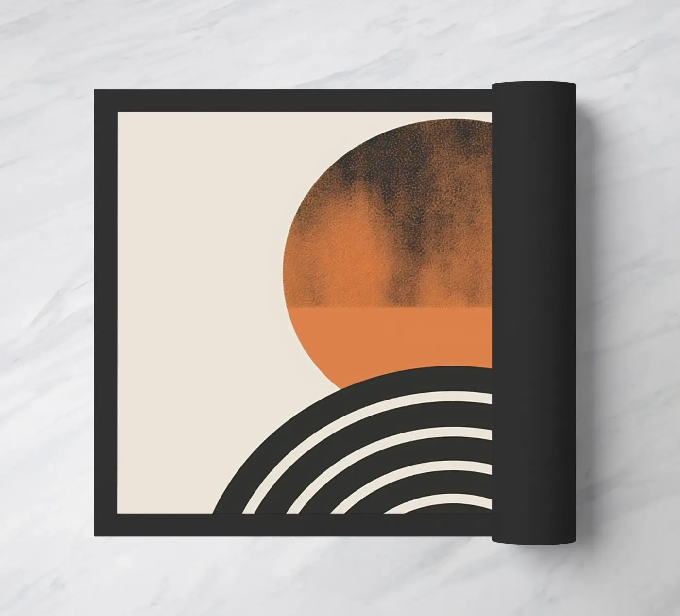 Geometric sun doormat by Whole©