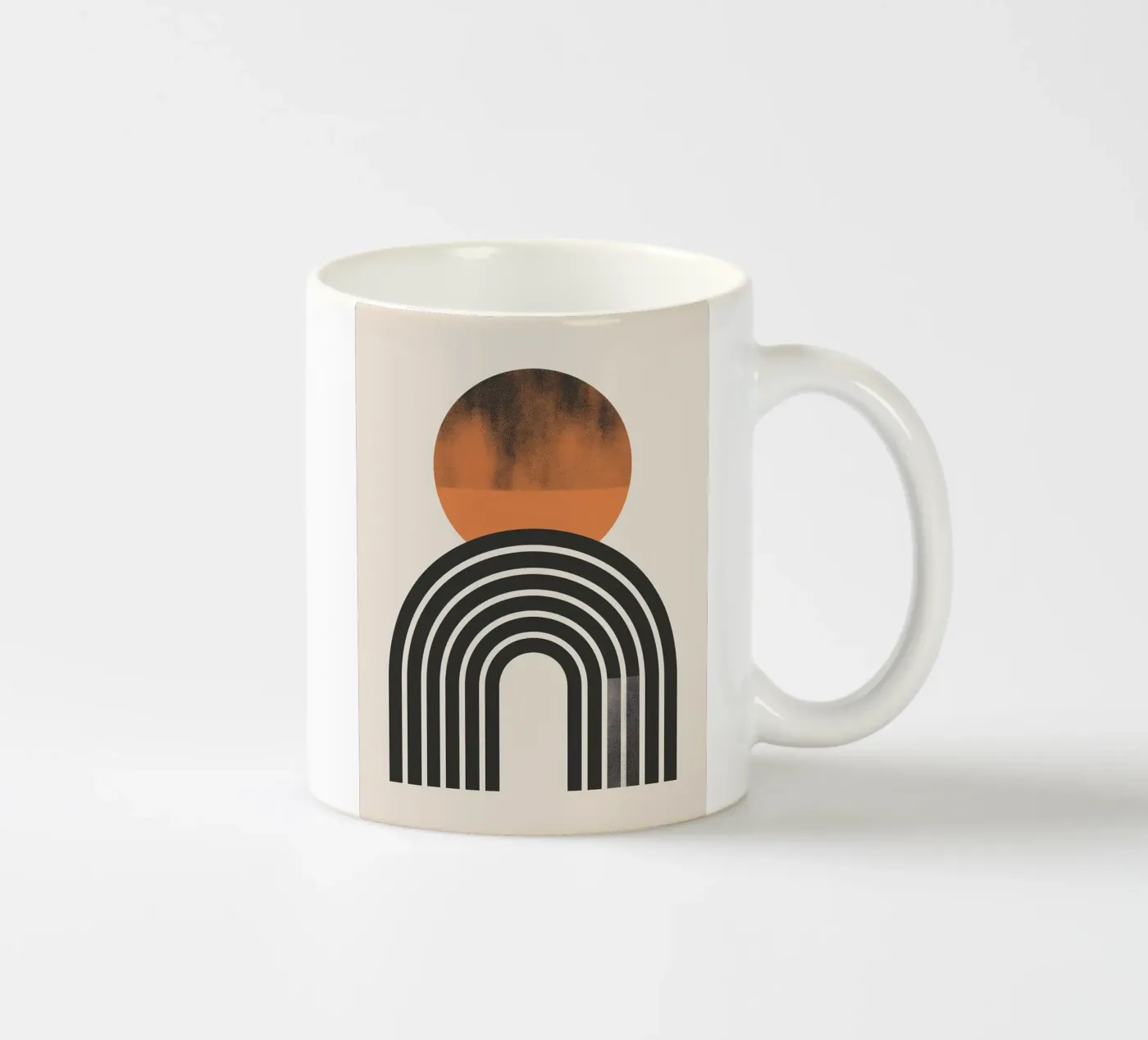 Sole geometrico tazza in ceramica da Whole©