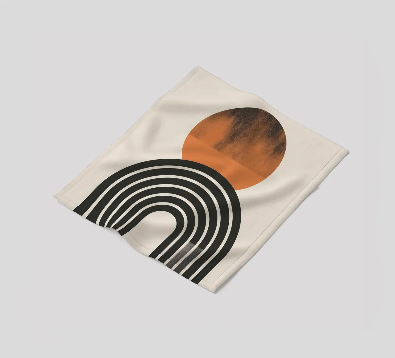 Sole geometrico coperta in pile da Whole©