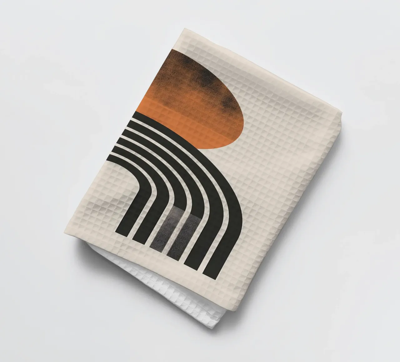 Soleil géométrique torchon de Whole©