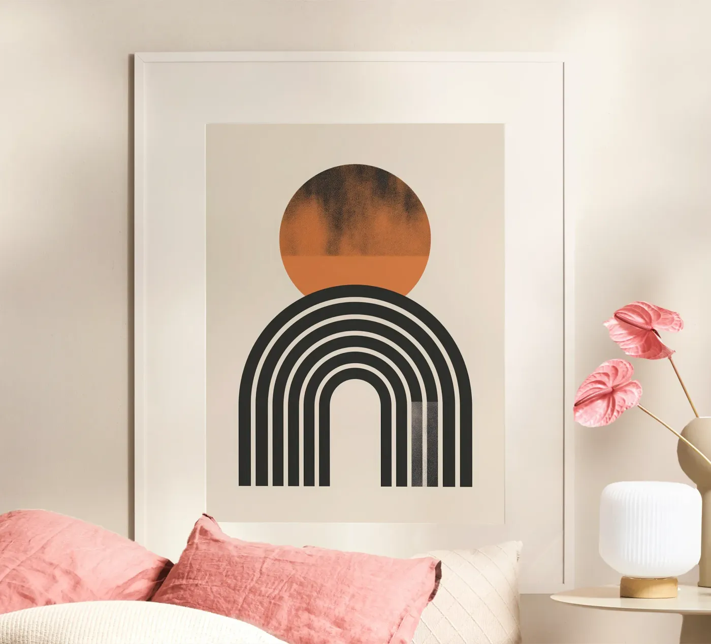 Geometric sun poster da Whole©
