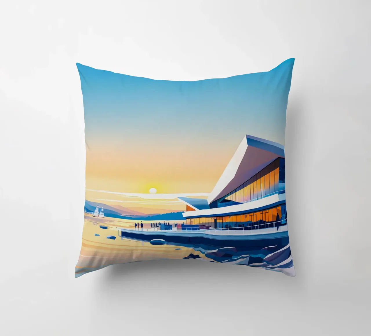 Oslo Norway cuscino da Travelstudio