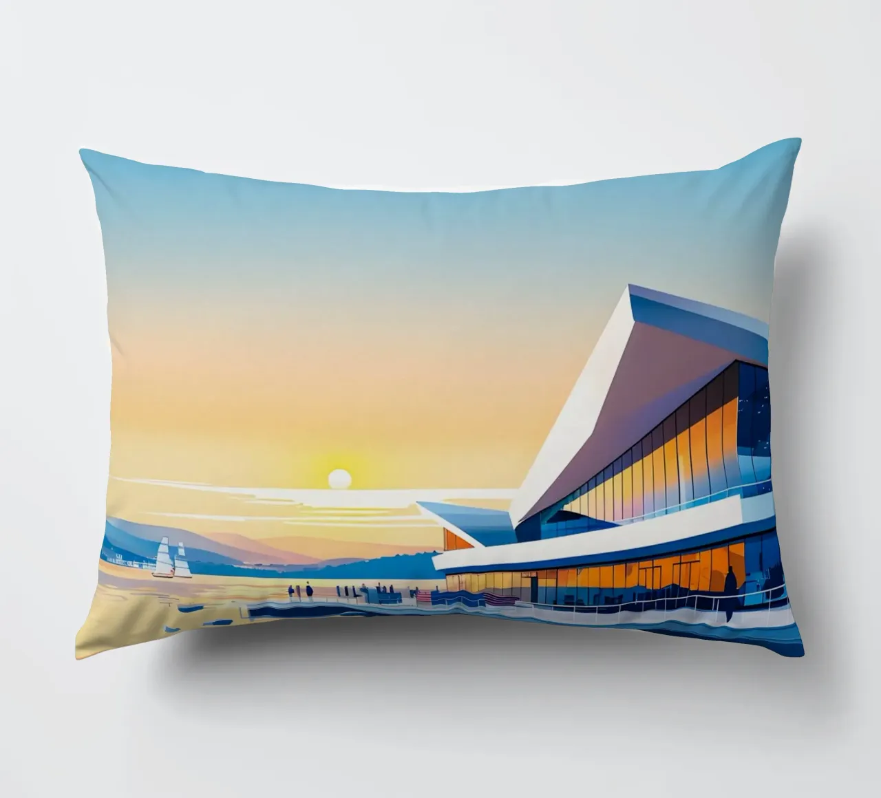 Oslo Norway cuscino da Travelstudio