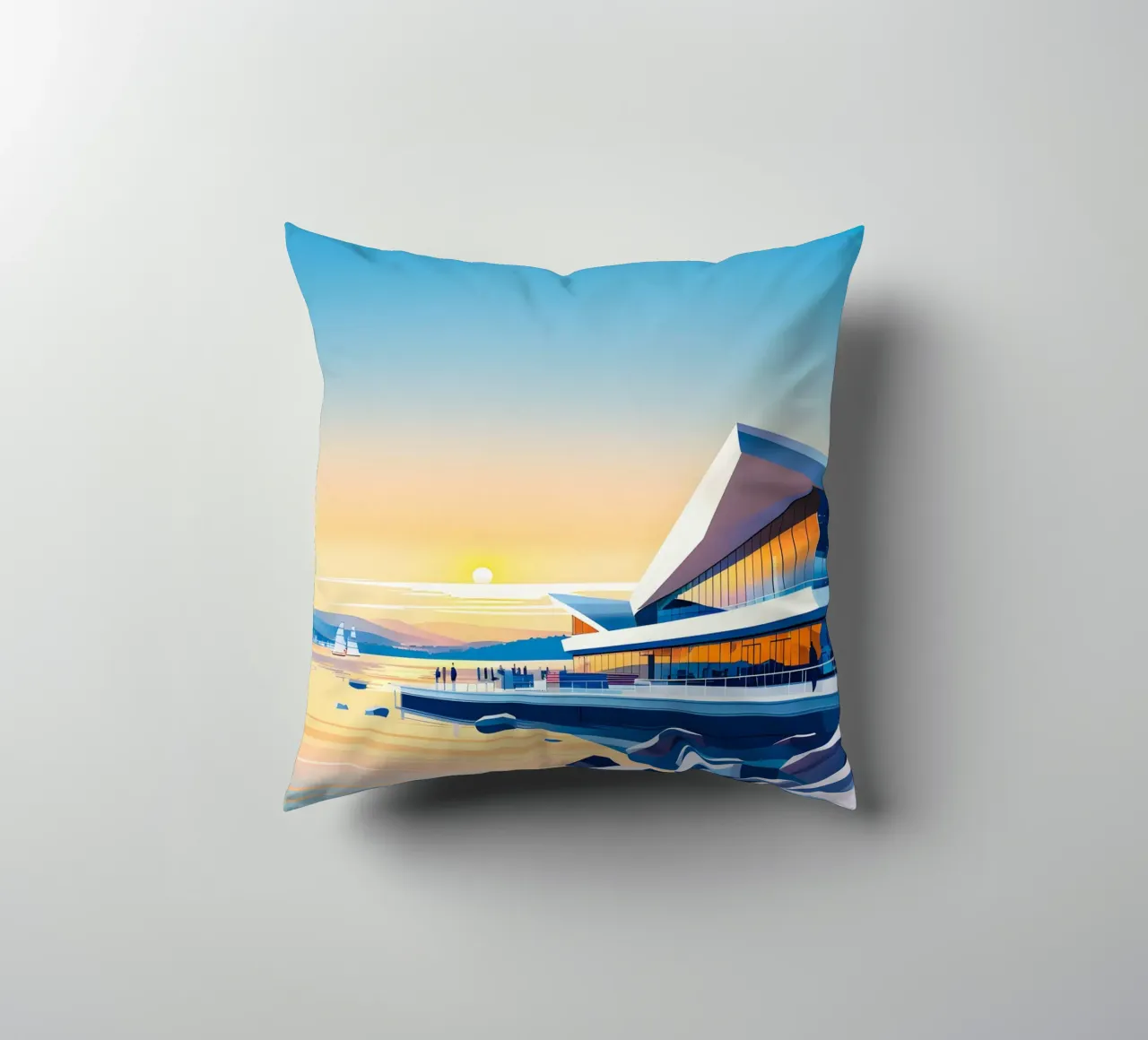 Oslo Norway cuscino da Travelstudio