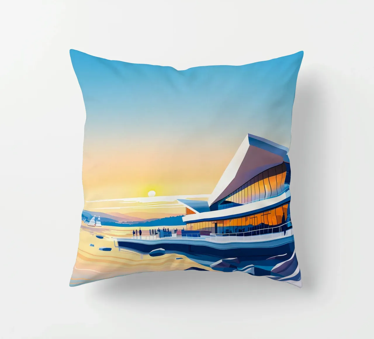 Oslo Norway cuscino da Travelstudio