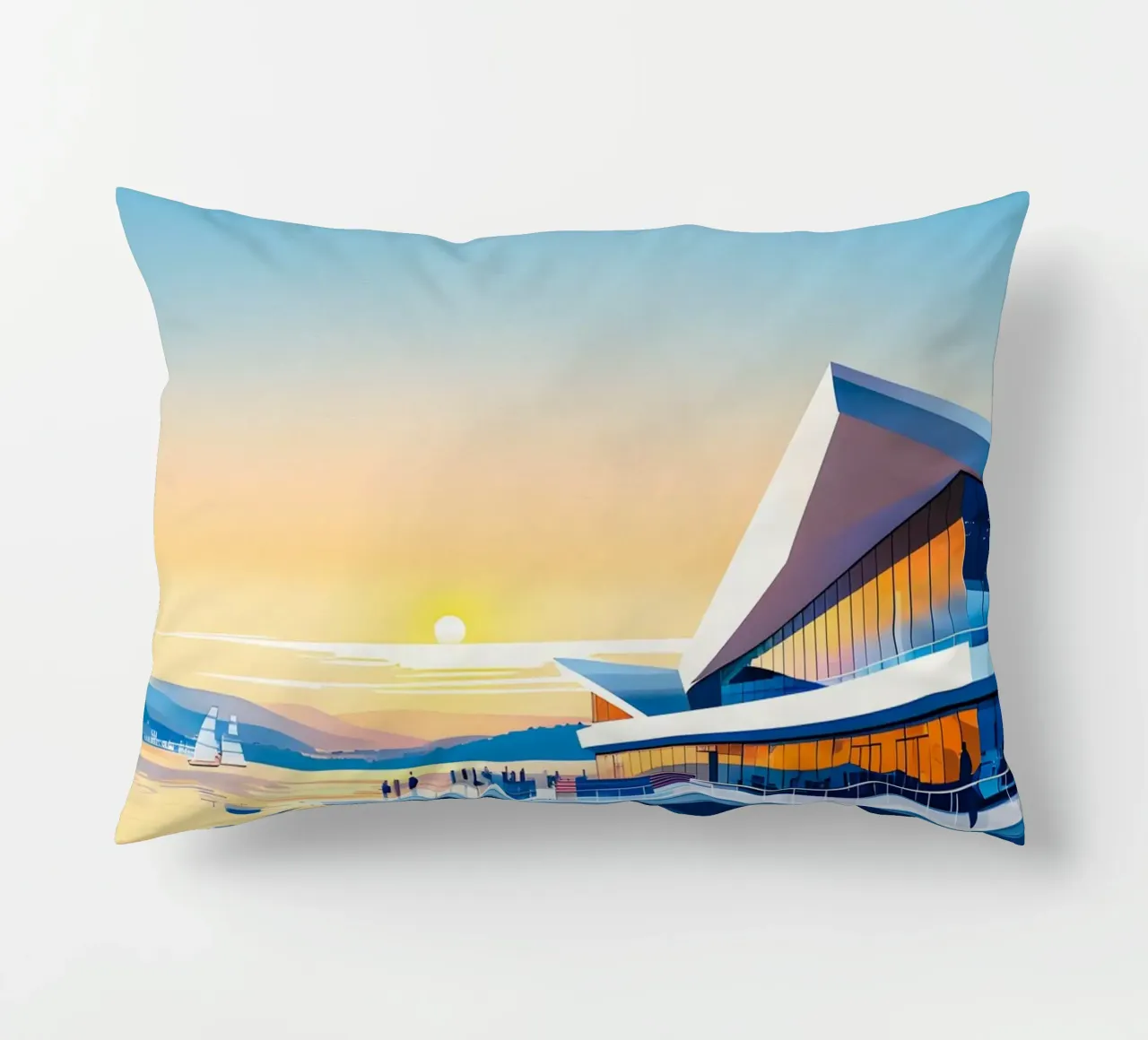 Oslo Norway cuscino da Travelstudio