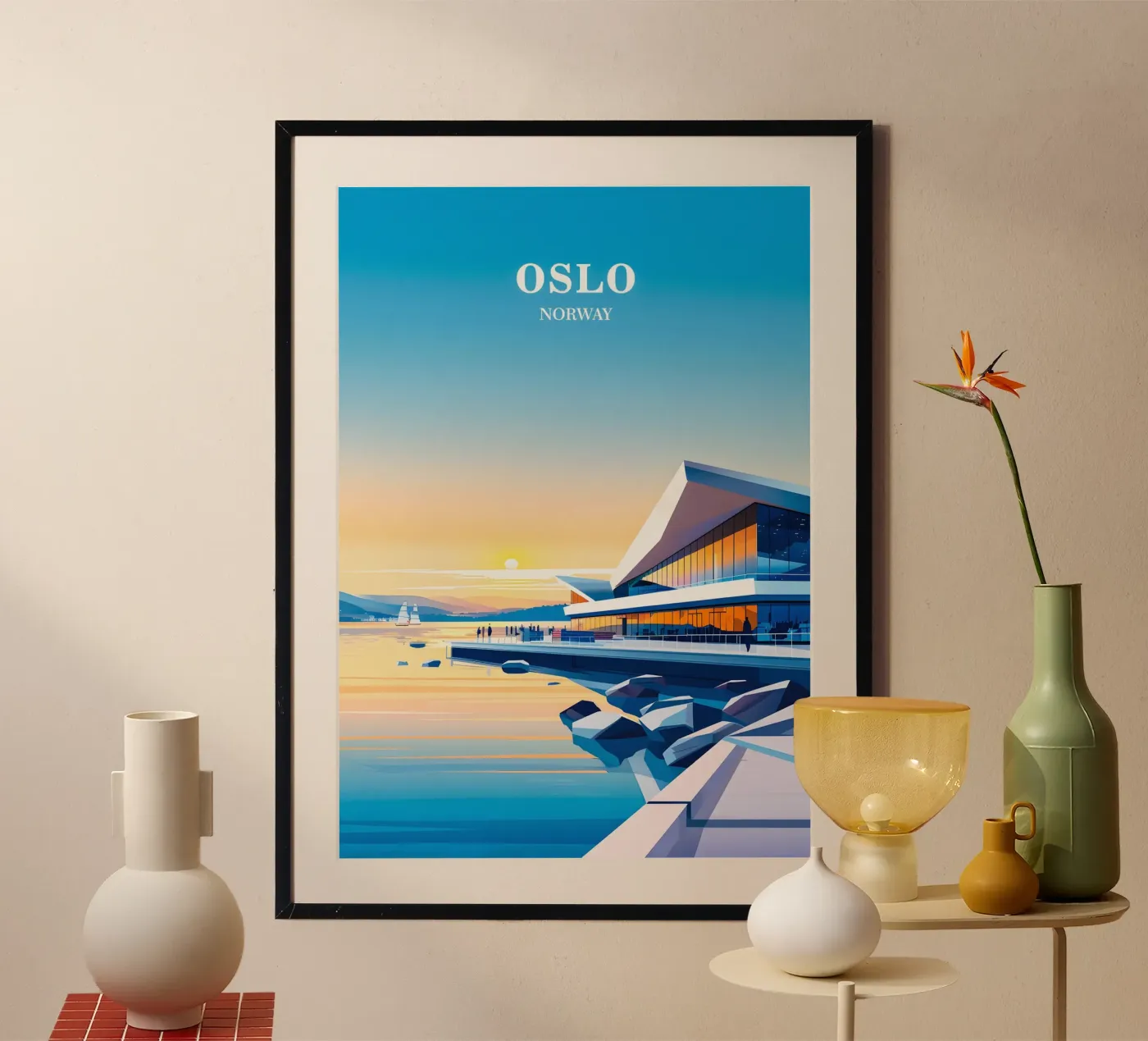 Oslo Norway poster da Travelstudio