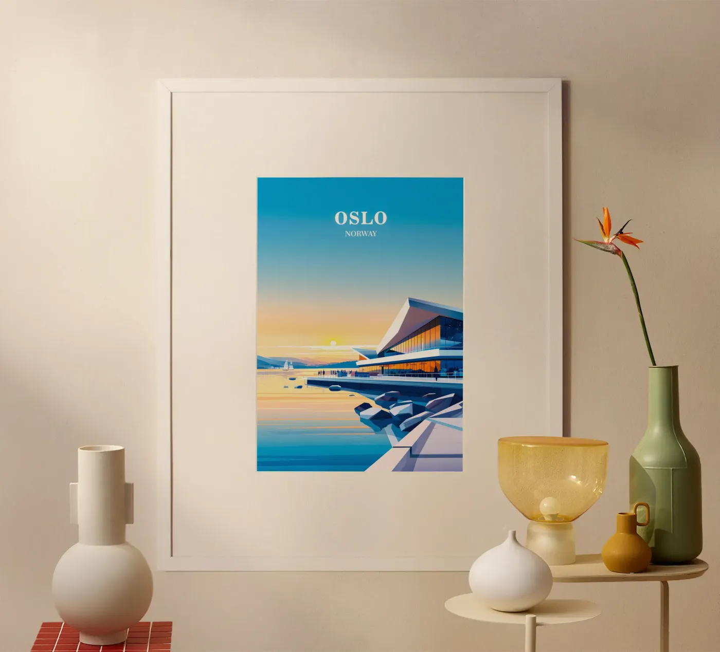 Oslo Norway poster da Travelstudio