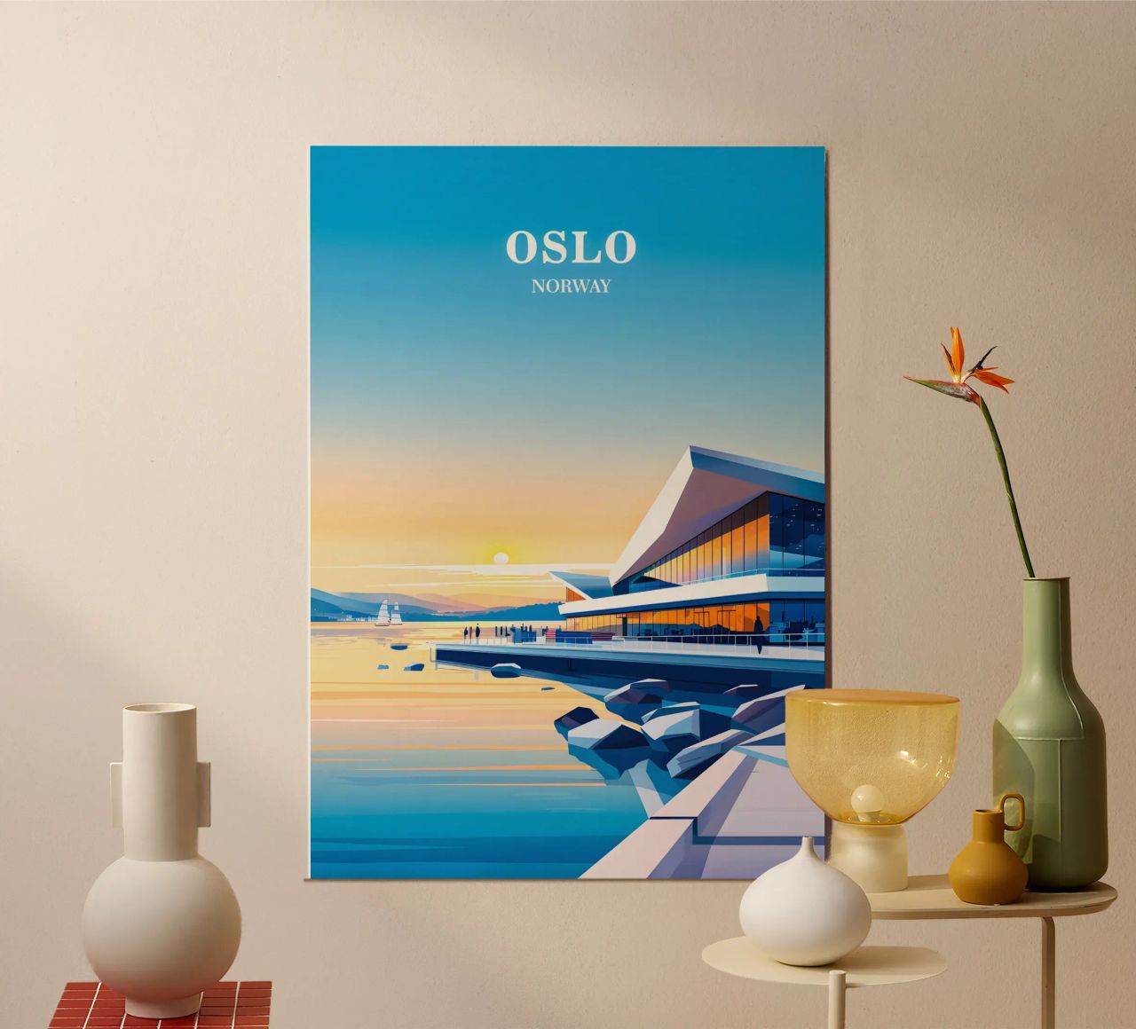 Oslo Norway poster de Travelstudio